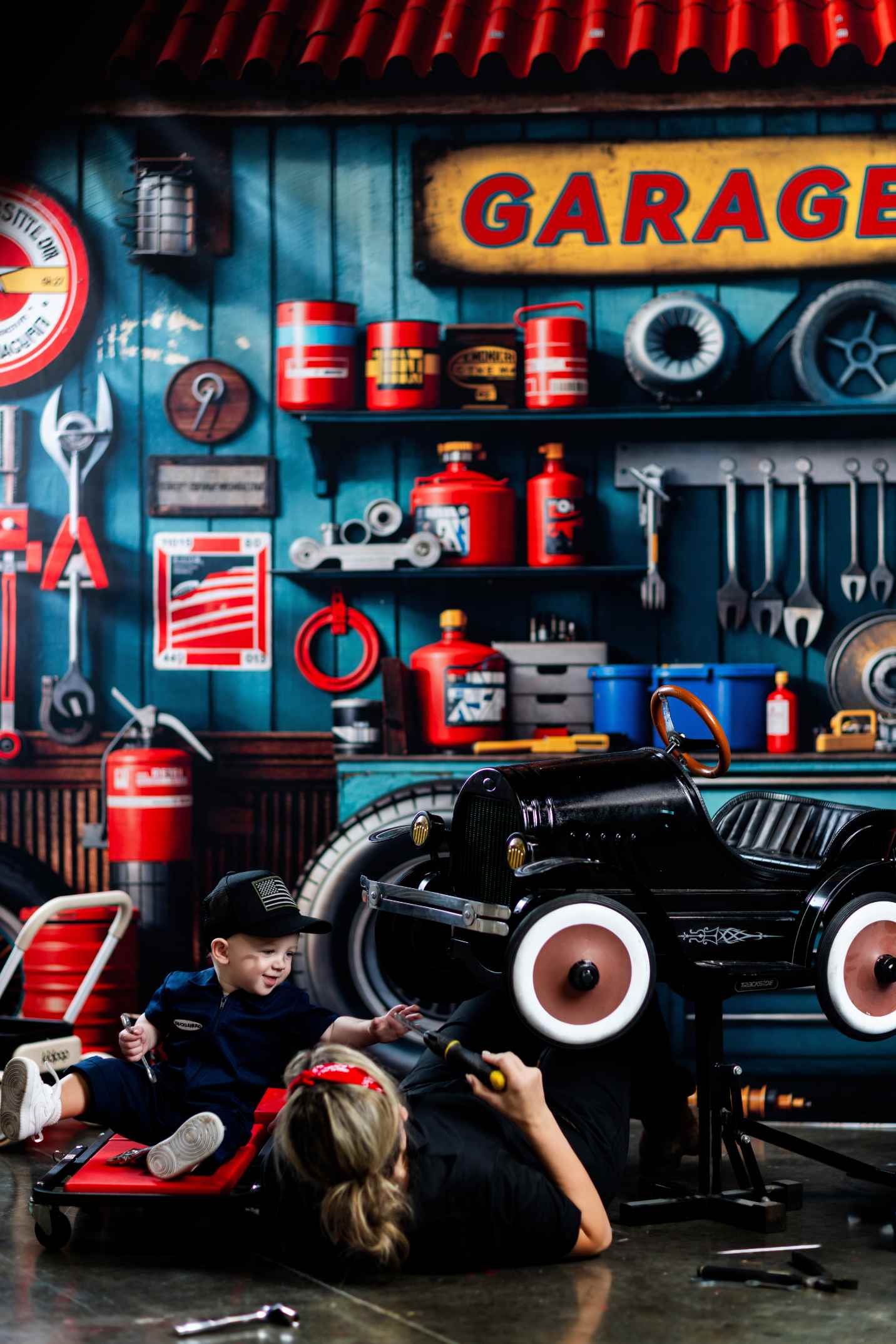 Kate Porte-outil Garage Fête des pères Toile de fond conçue par Emetselch - Kate Backdrop FR