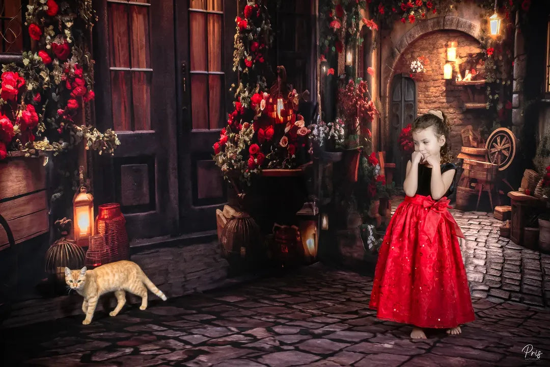 Kate Saint Valentin Rue des Roses Ensemble de chambre - Kate Backdrop FR