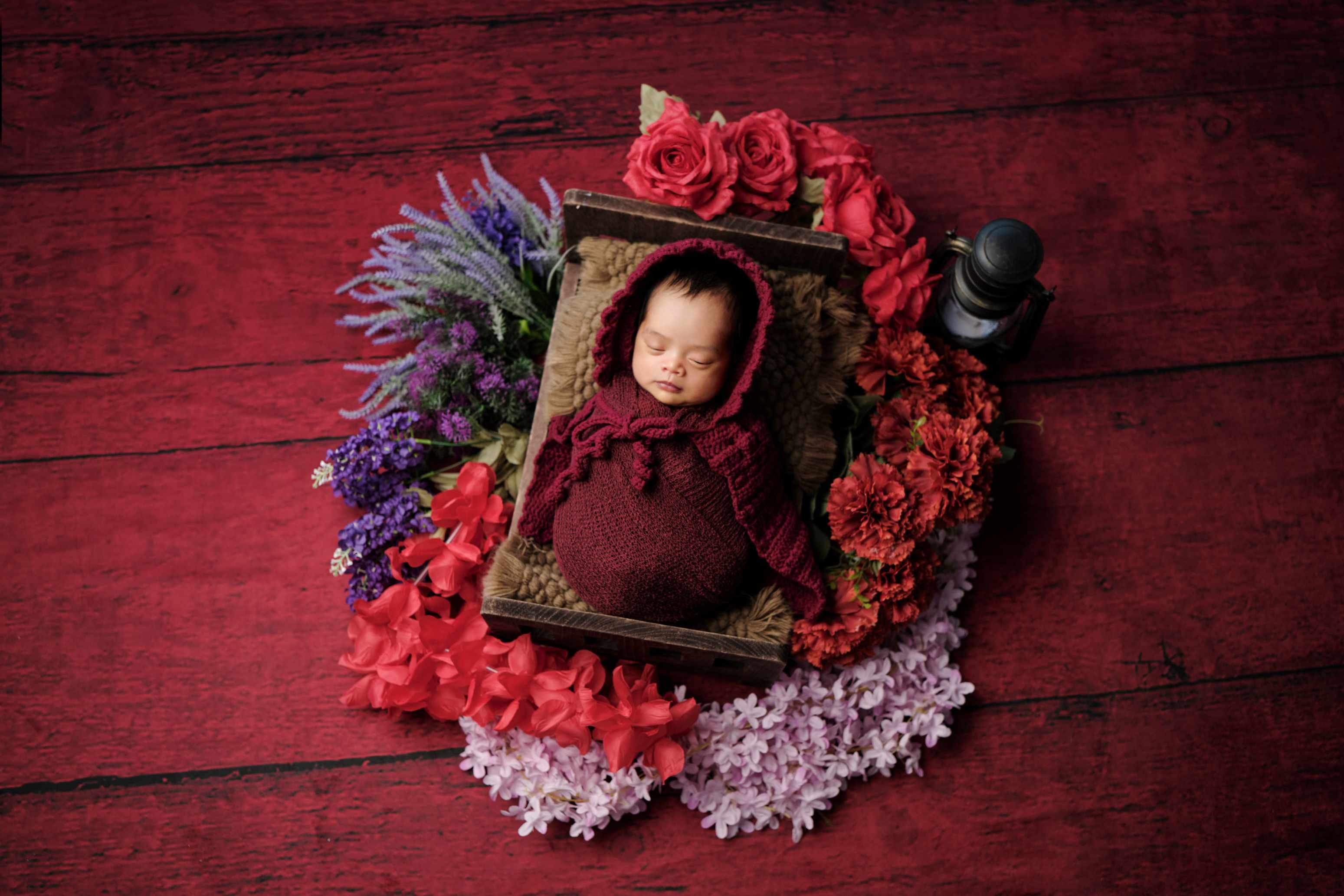 Kate Saint Valentin Rouge Planche de bois Toile de fond conçue par Chain Photographie - Kate Backdrop FR