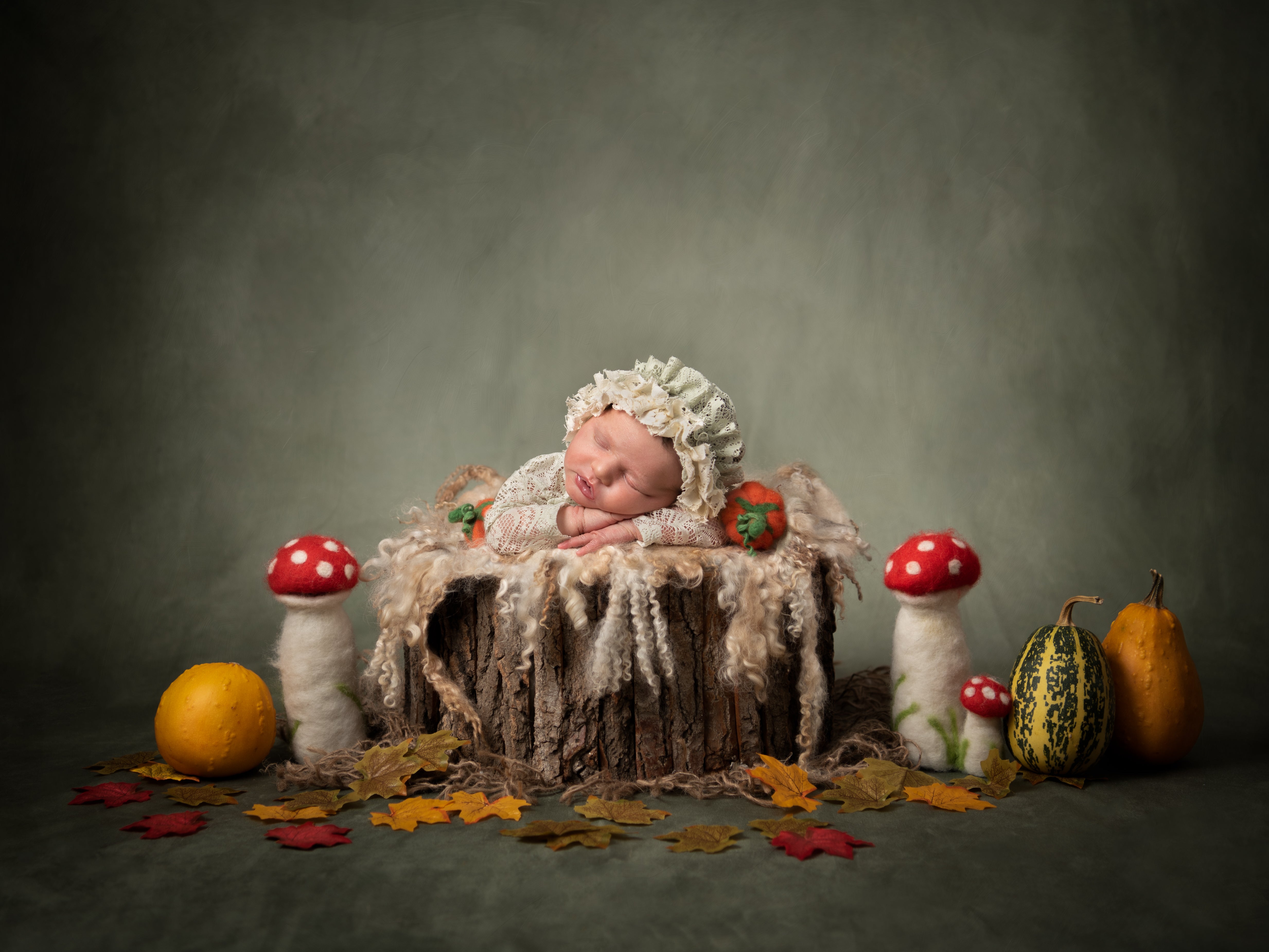 Kate Abstrait Texture Vert Olive Foncé Froid Toile de fond pour la photographie - Kate Backdrop FR