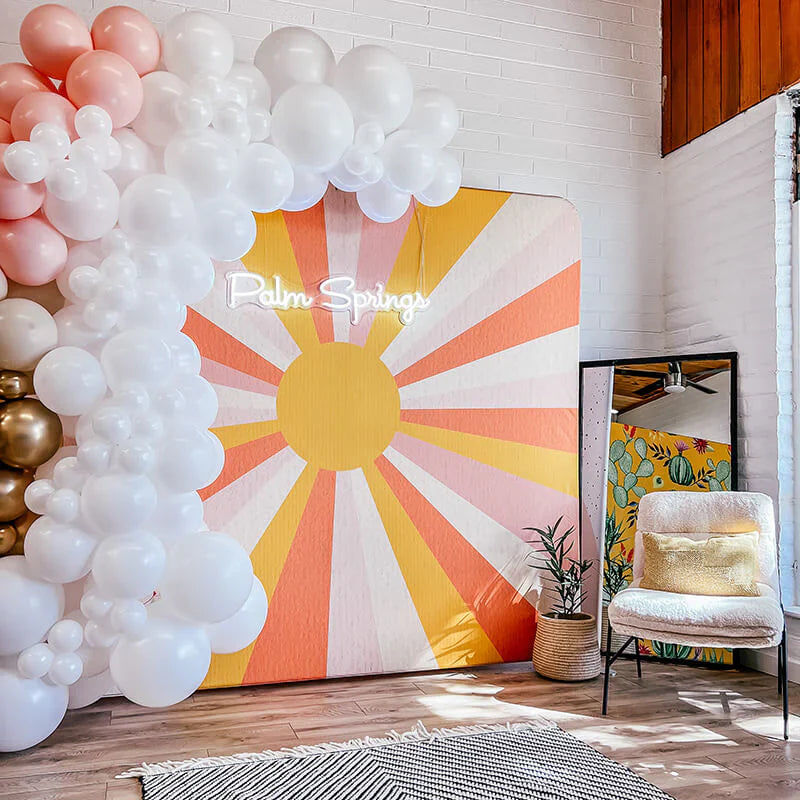 Kate Housse de Fond à Coussins en Tissu Tensionné Recto-Verso 2,4x2,3m avec Support