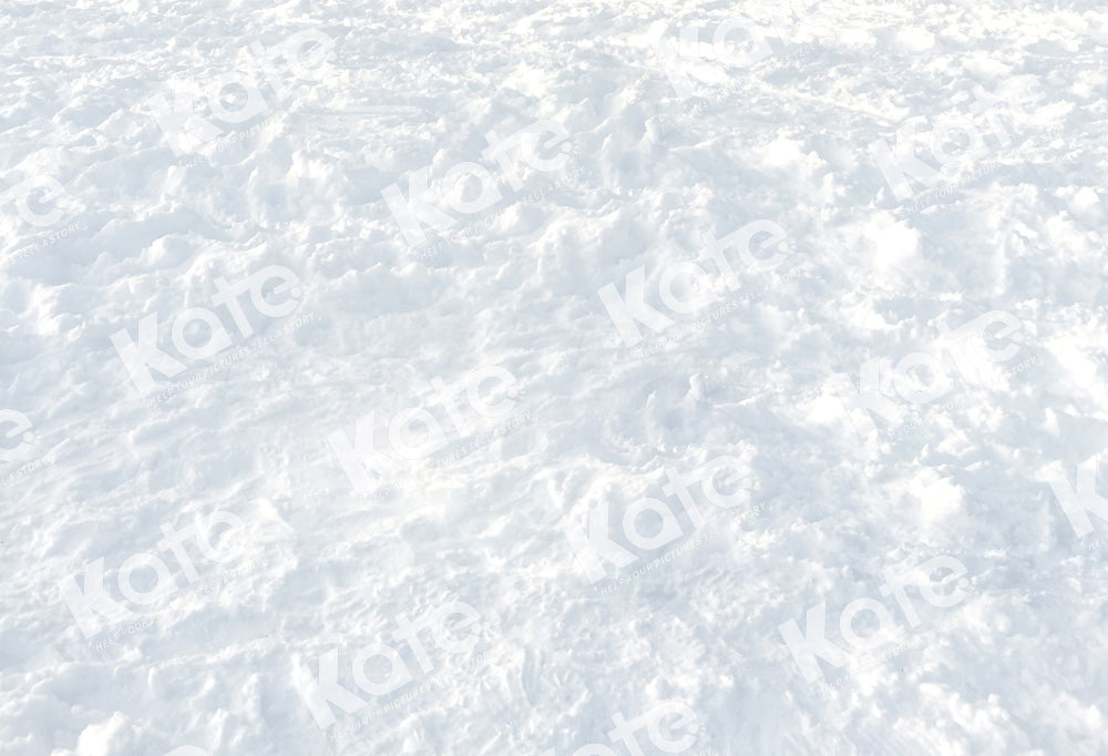 Kate Tapis de sol en caoutchouc Extérieur Neige Blanc - Kate Backdrop FR