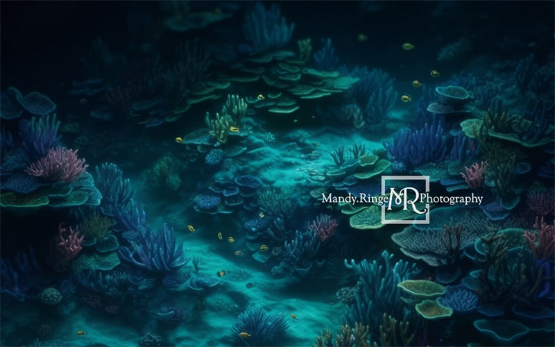 Kate Tapis de sol en caoutchouc Sous-marin Grotte conçu par Mandy Ringe Photography - Kate Backdrop FR