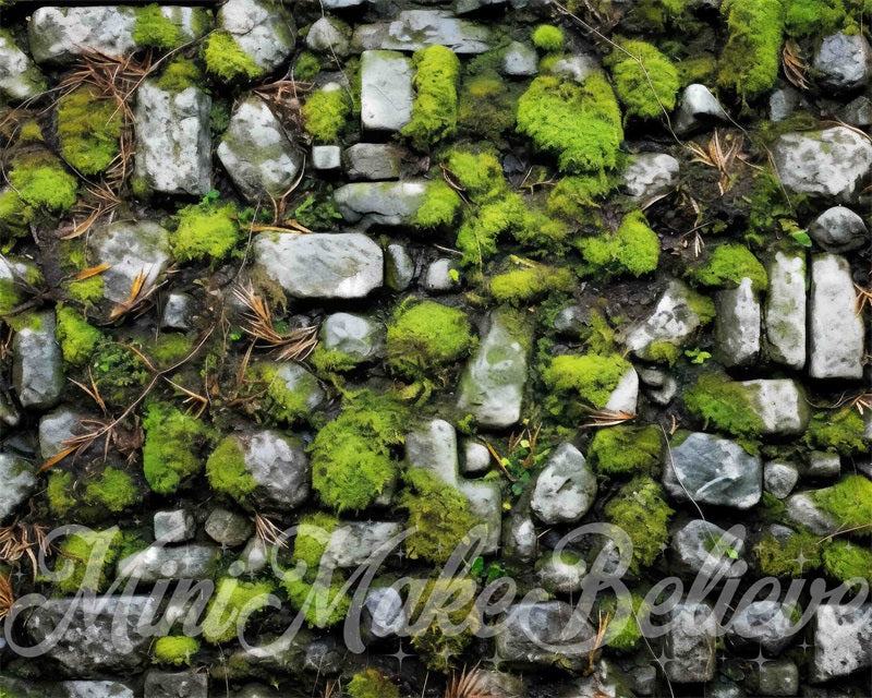 Kate Mousse Gris Pavé Tapis de sol en Caoutchouc conçue par Mini MakeBelieve - Kate Backdrop FR