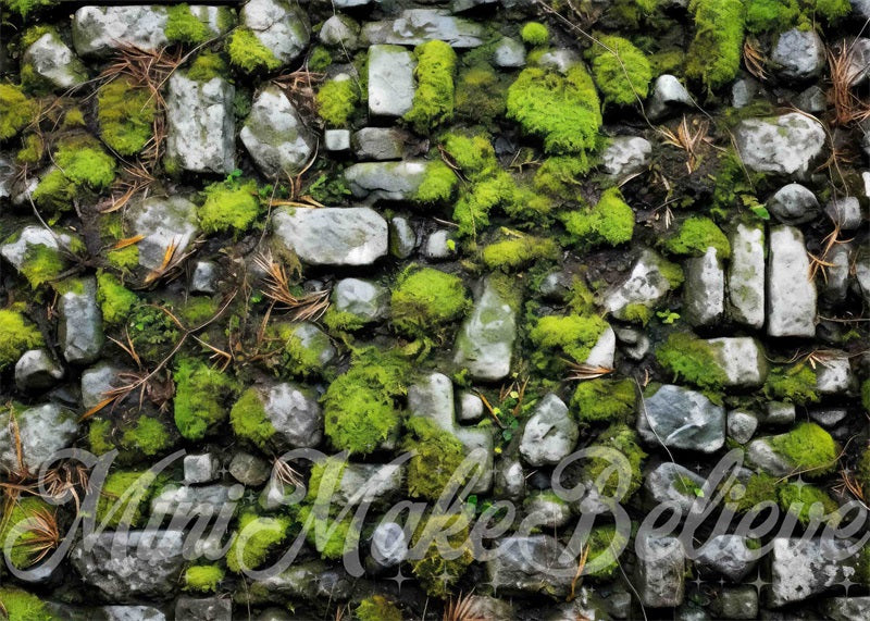 Kate Mousse Gris Pavé Tapis de sol en Caoutchouc conçue par Mini MakeBelieve - Kate Backdrop FR