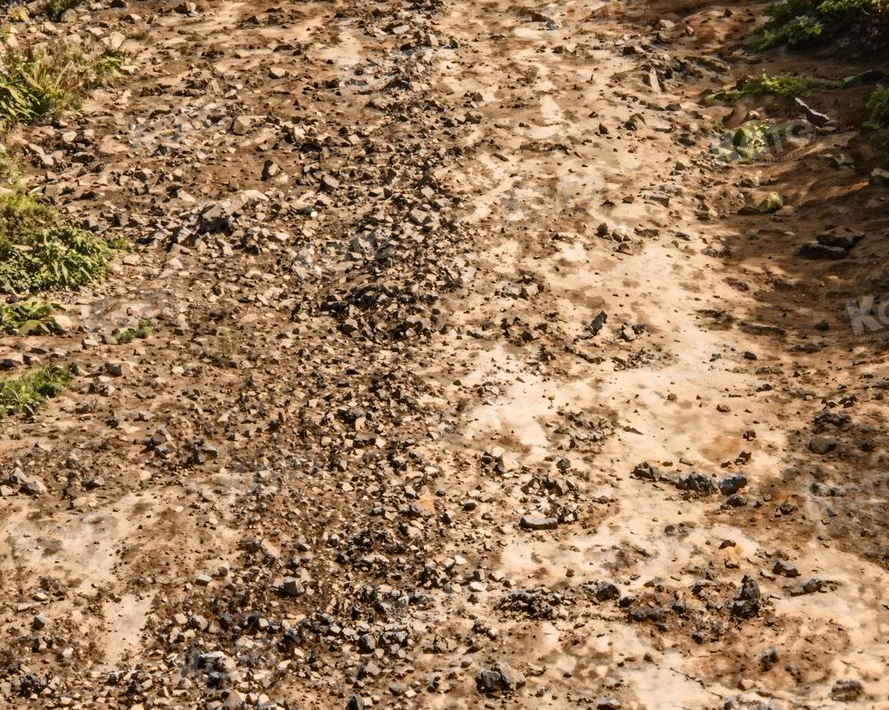 Kate Tapis de sol en caoutchouc Terre boueuse Chemin