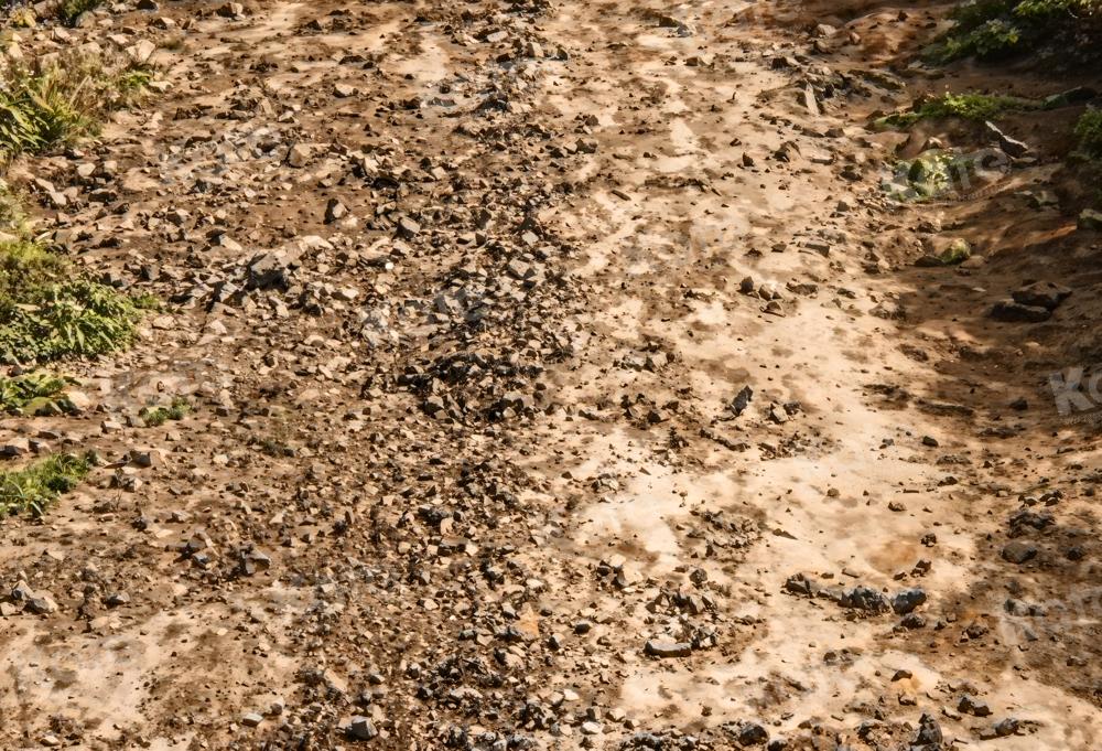 Kate Tapis de sol en caoutchouc Terre boueuse Chemin