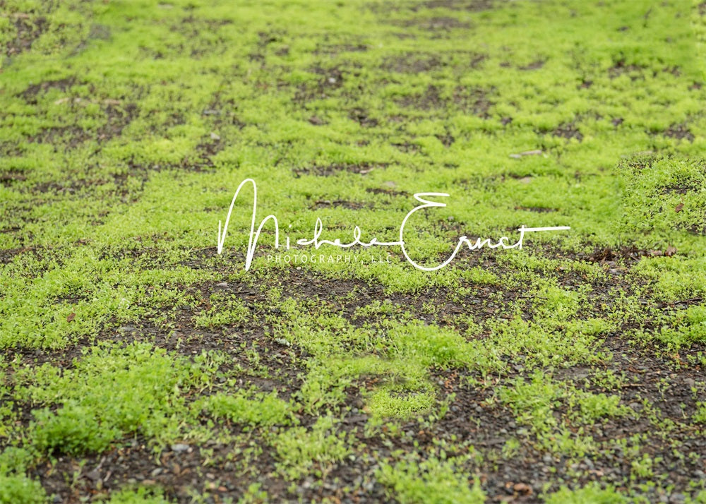 Kate Vert clair Mousse Jardin Tapis de sol en Caoutchouc conçue par Michele Ernst - Kate Backdrop FR