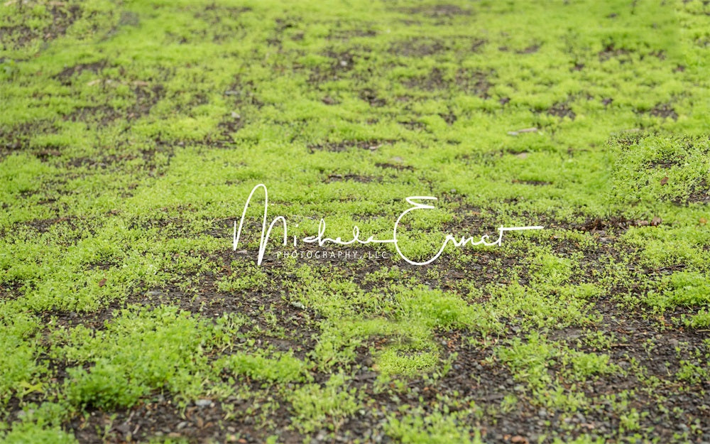 Kate Vert clair Mousse Jardin Tapis de sol en Caoutchouc conçue par Michele Ernst - Kate Backdrop FR