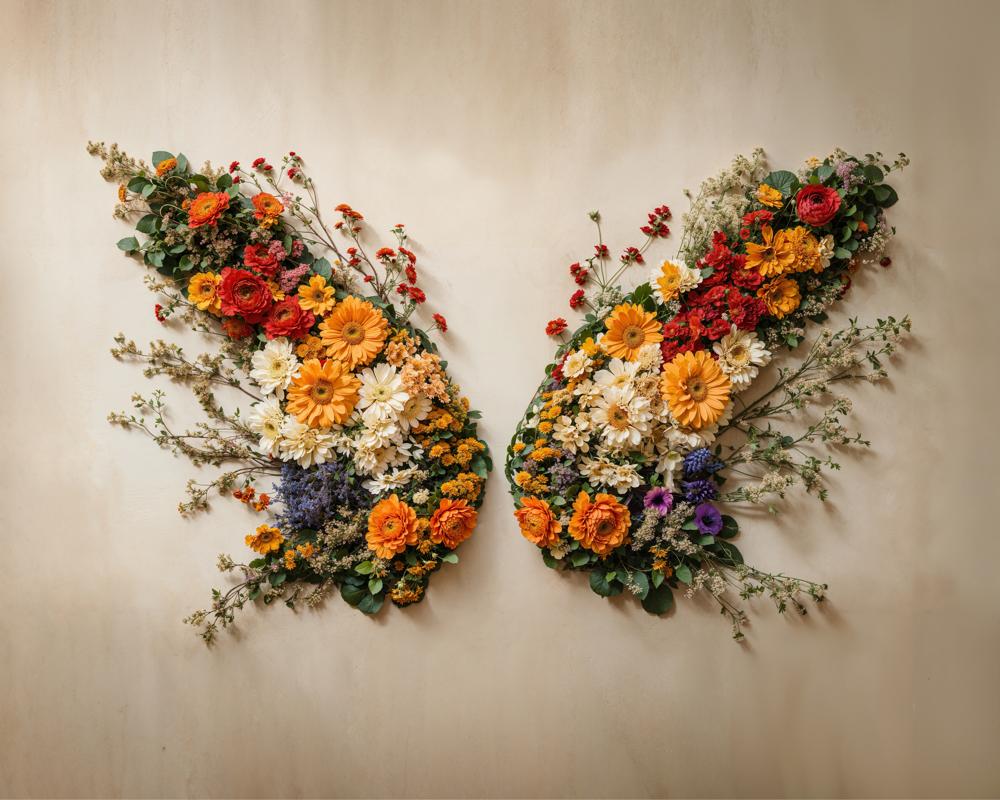 Kate Nouveau-né Fleur Papillon Tapis de sol en caoutchouc - Kate Backdrop FR