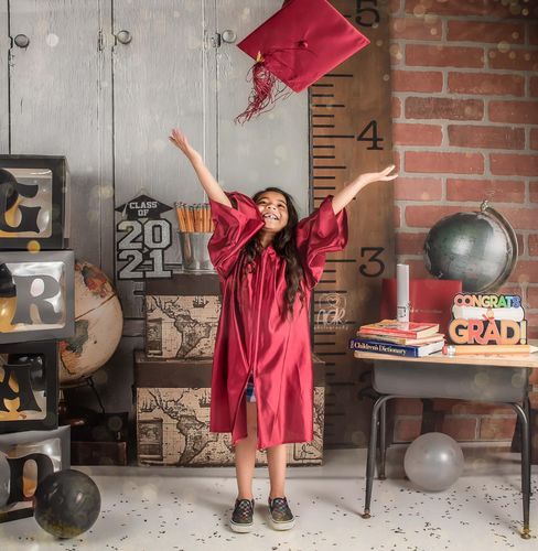 Kate Collège Diplômé photographie Toile de fond conçu par Erin Larkins - Kate Backdrop FR