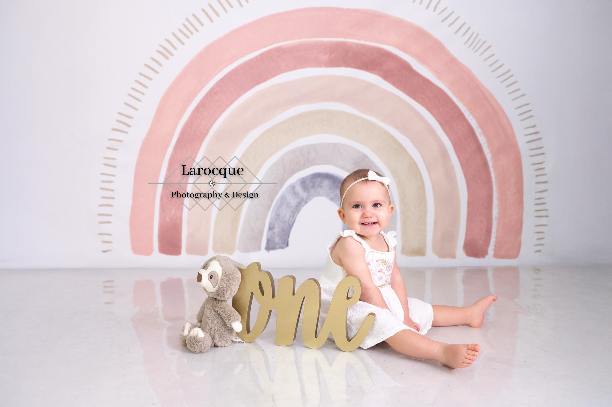 Kate Arc-en-ciel Boho Toile de fond conçue par Mandy Ringe - Kate Backdrop FR