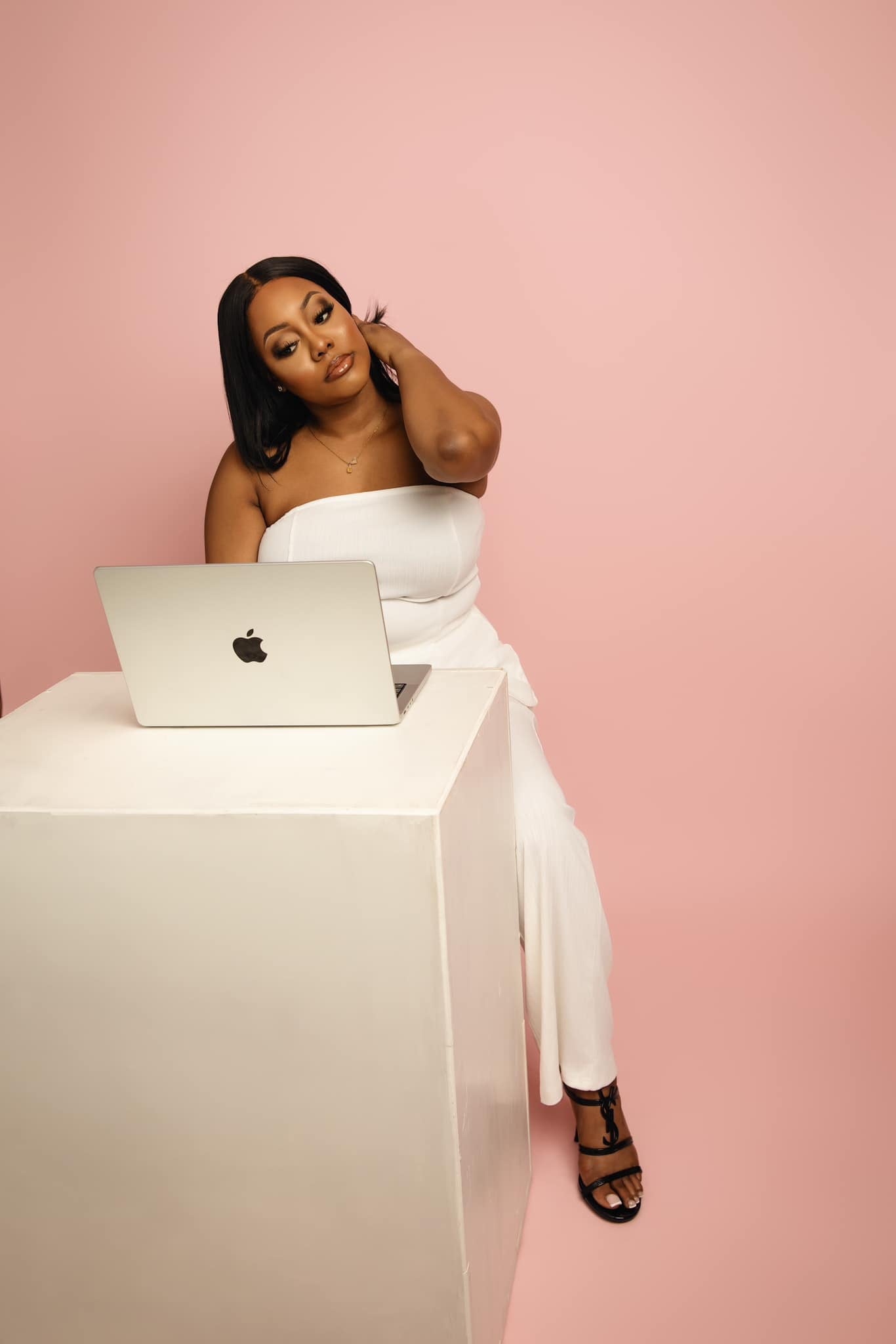 Kate Couleur unie Pêche Toile de fond Photographie de portrait - Kate Backdrop FR