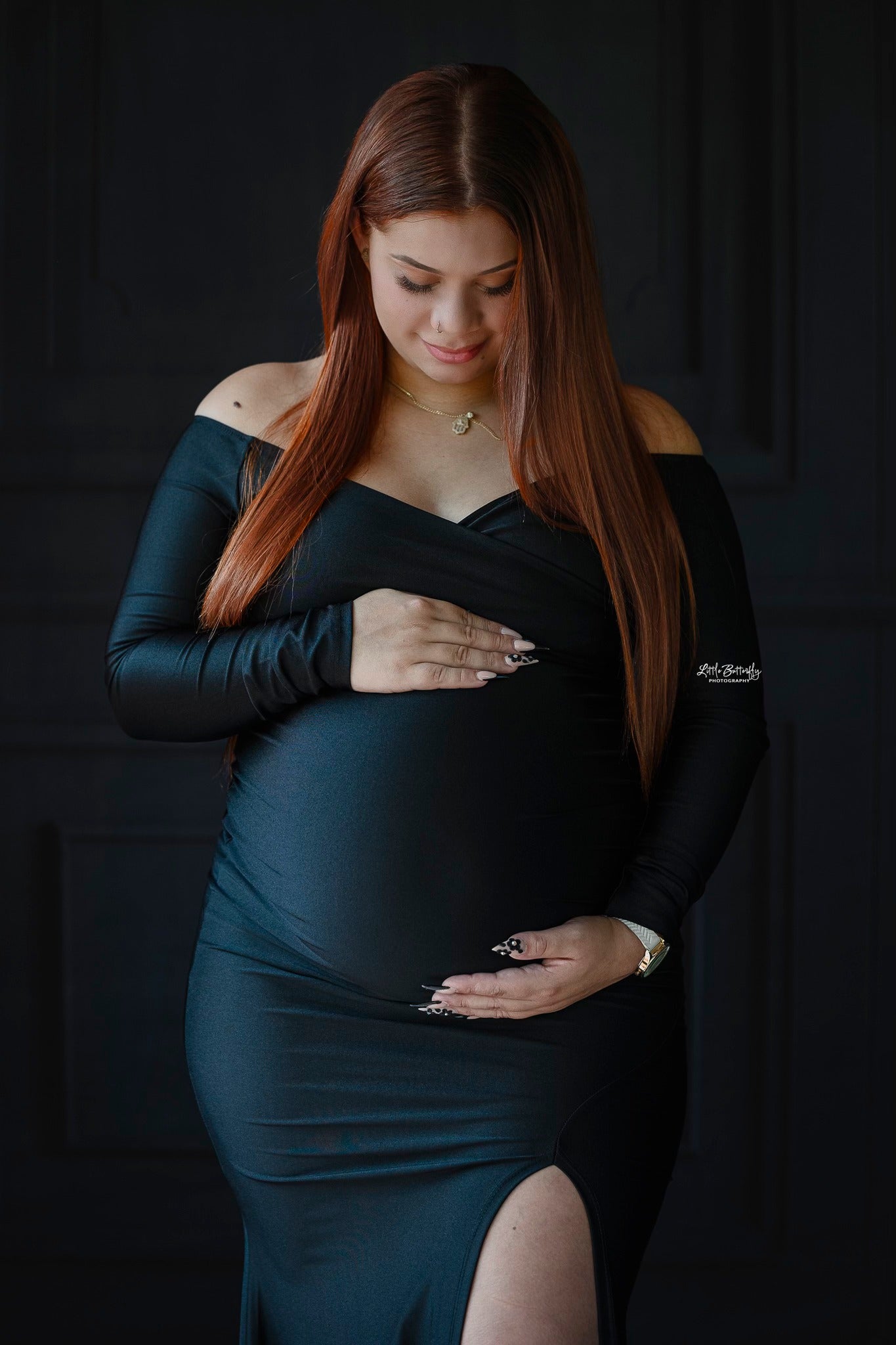 Kate Mur Vintage Noir Gris Toile de fond pour la photographie - Kate Backdrop FR