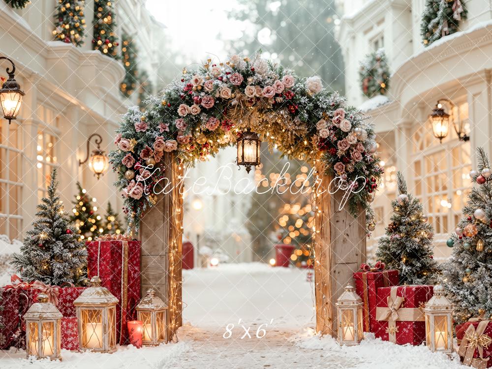 Kate Noël Arche Fleurs Cadeaux Lumières Toile de fond conçue par Emetselch - Kate Backdrop FR