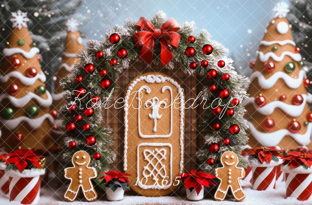Kate Noël Biscuit Pain d'Épice Arche Toile de fond conçue par Mini MakeBelieve - Kate Backdrop FR