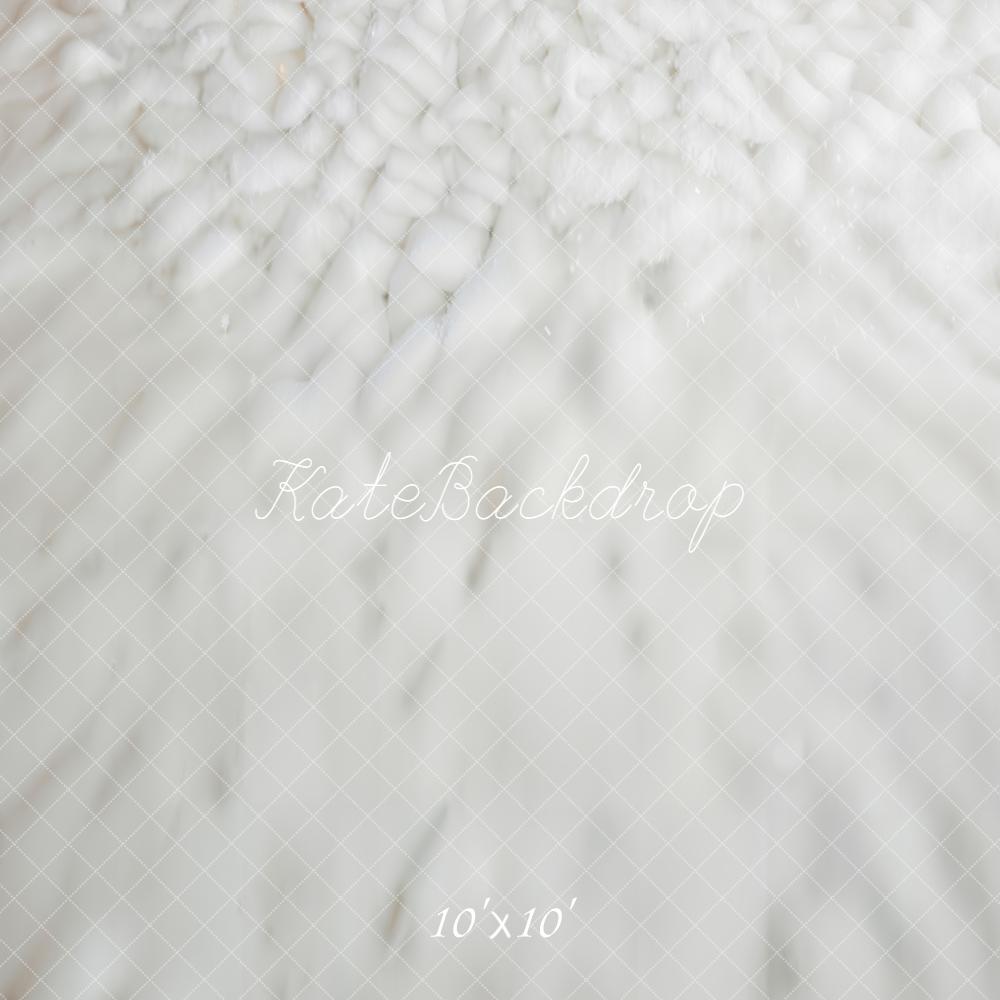 Kate Hiver Neige Blanche Sol Toile de fond conçue par Emetselch - Kate Backdrop FR