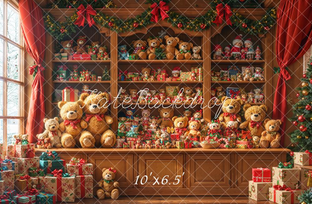 Kate Noël Ours en Peluche Cadeaux Toile de fond conçue par Emetselch - Kate Backdrop FR