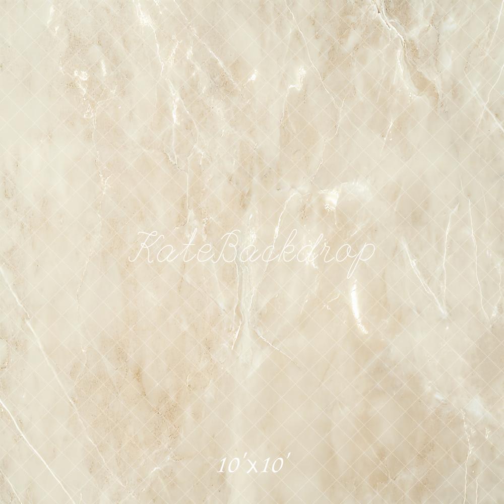 Kate Marbre Beige Texture Sol Toile de fond conçue par Emetselch