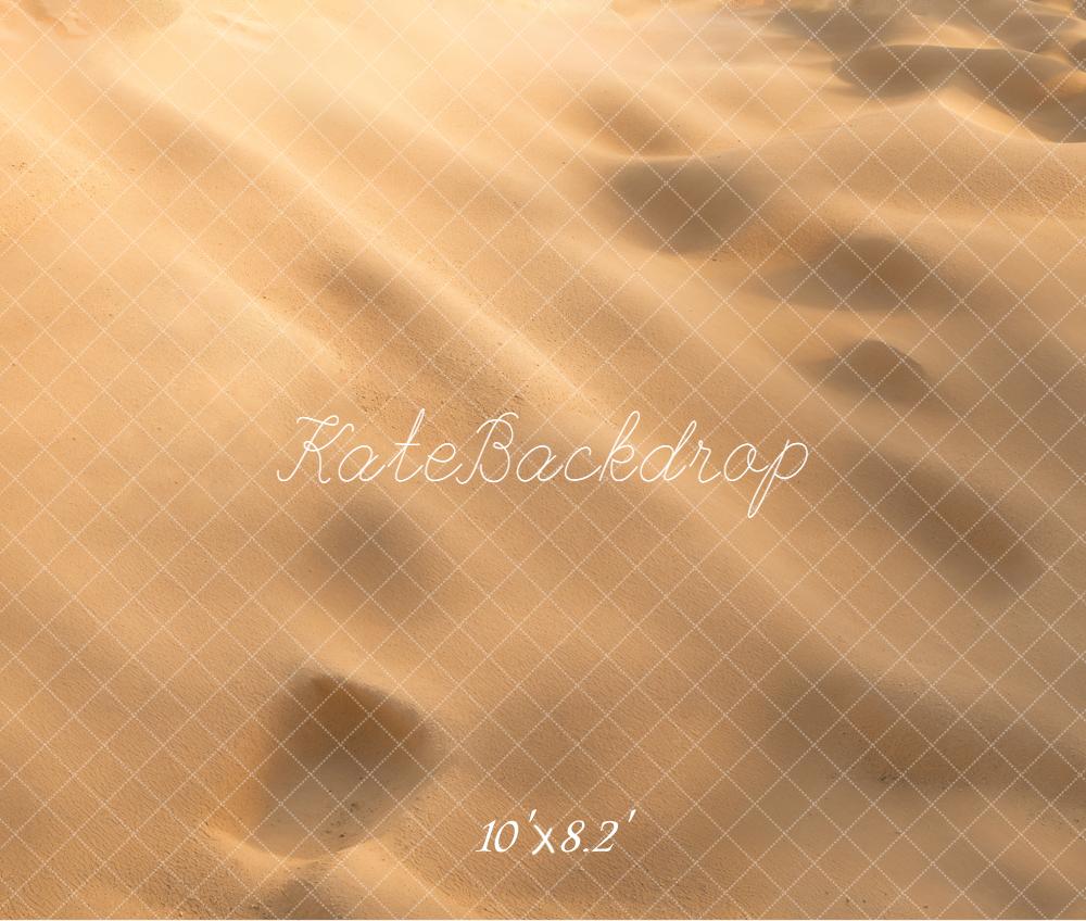 Kate Beige Sable Texture Sol Toile de fond en Laine conçue par Kate Image