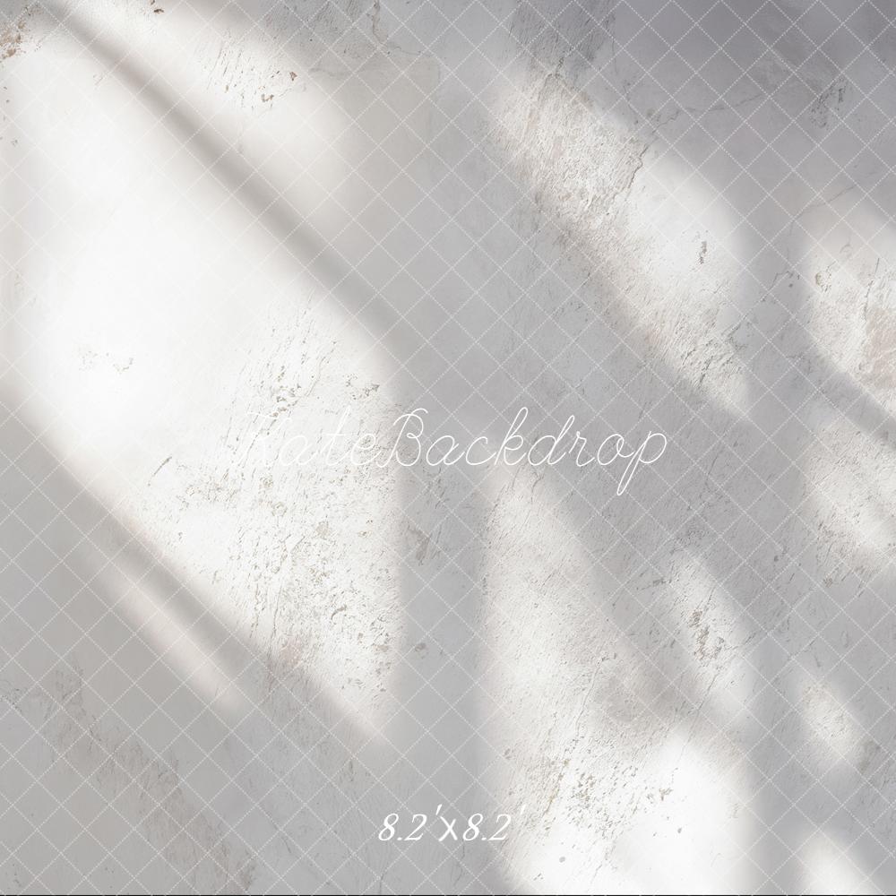 Kate Mur Blanc Texture Lumière Toile de fond conçue par Emetselch - Kate Backdrop FR
