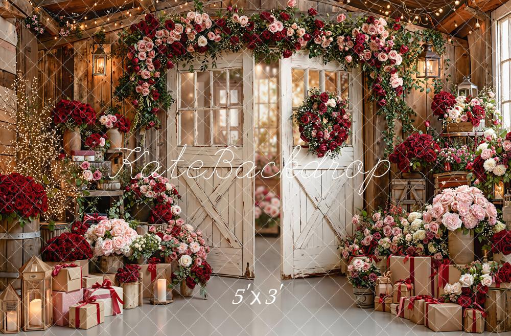 Kate Saint Valentin Porte Fleurs Cadeaux Toile de fond conçue par Emetselch