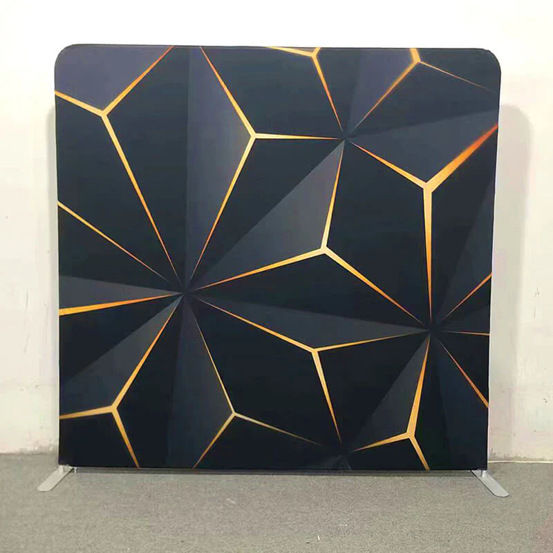 Kate Housse de Fond à Coussins en Tissu Tensionné Recto-Verso 2,4x2,3m avec Support