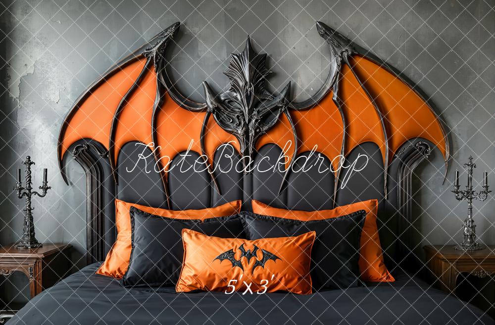 Kate Halloween Tête de Lit Chauve-Souris Toile de fond conçue par Emetselch - Kate Backdrop FR