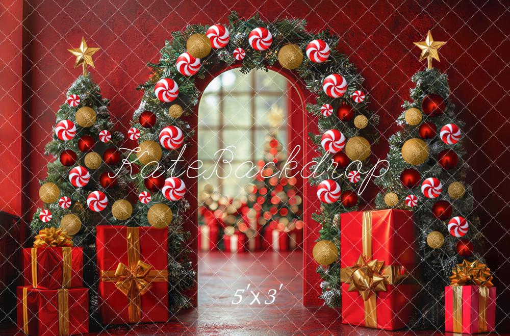 Kate Noël Arche Bonbons Cadeaux Toile de fond conçue par Mini MakeBelieve - Kate Backdrop FR