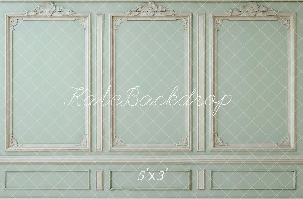 Kate Mur Classique Architecture Bleu Toile de fond conçue par Kate Image