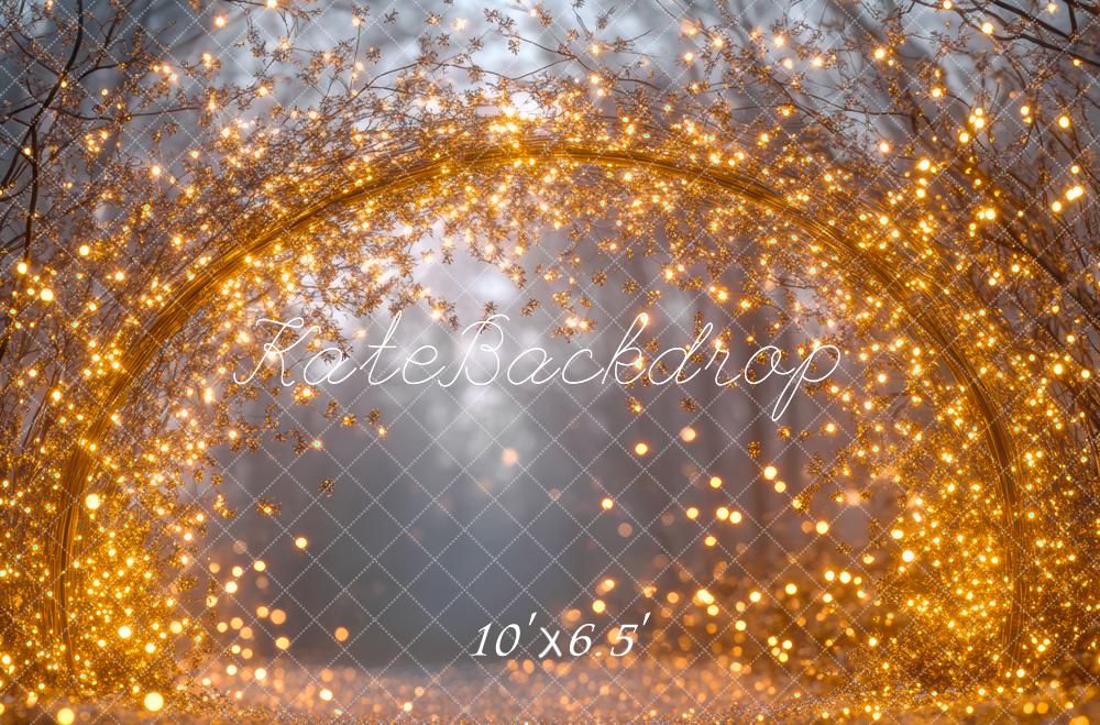 Kate Arc Branches Lumières Dorées Toile de fond conçue par Mini MakeBelieve - Kate Backdrop FR
