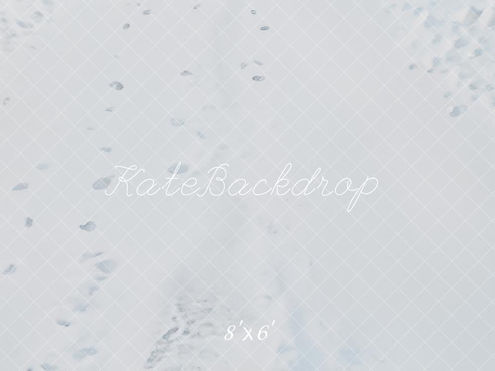 Kate Neige Empreintes Blanc Hiver Sol Toile de fond conçue par Emetselch