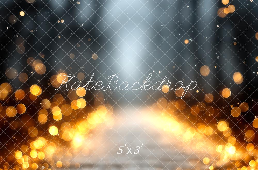 Kate Lumière Bokeh Or Gris Toile de fond conçue par Mini MakeBelieve - Kate Backdrop FR
