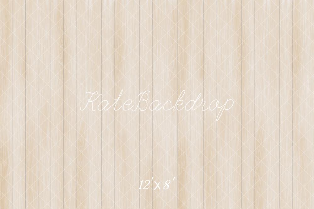 Kate Bois Beige Texture Sol Toile de fond conçue par Emetselch