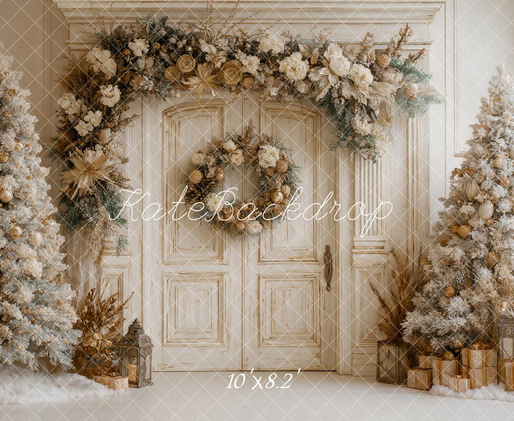 Kate Noël Arbre Cadeaux Porte Fleurs Toile de fond conçue par Ashley Paul
