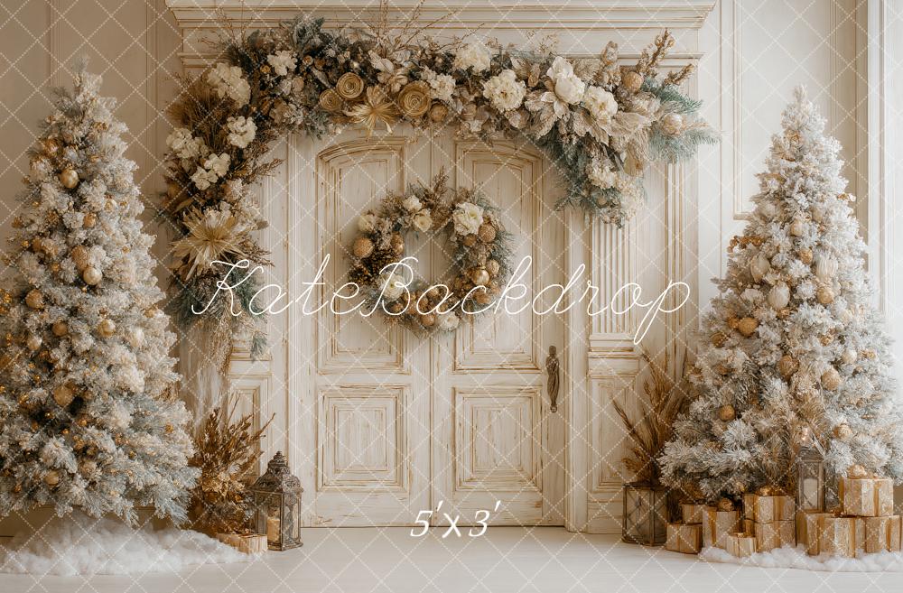 Kate Noël Arbre Cadeaux Porte Fleurs Toile de fond conçue par Ashley Paul