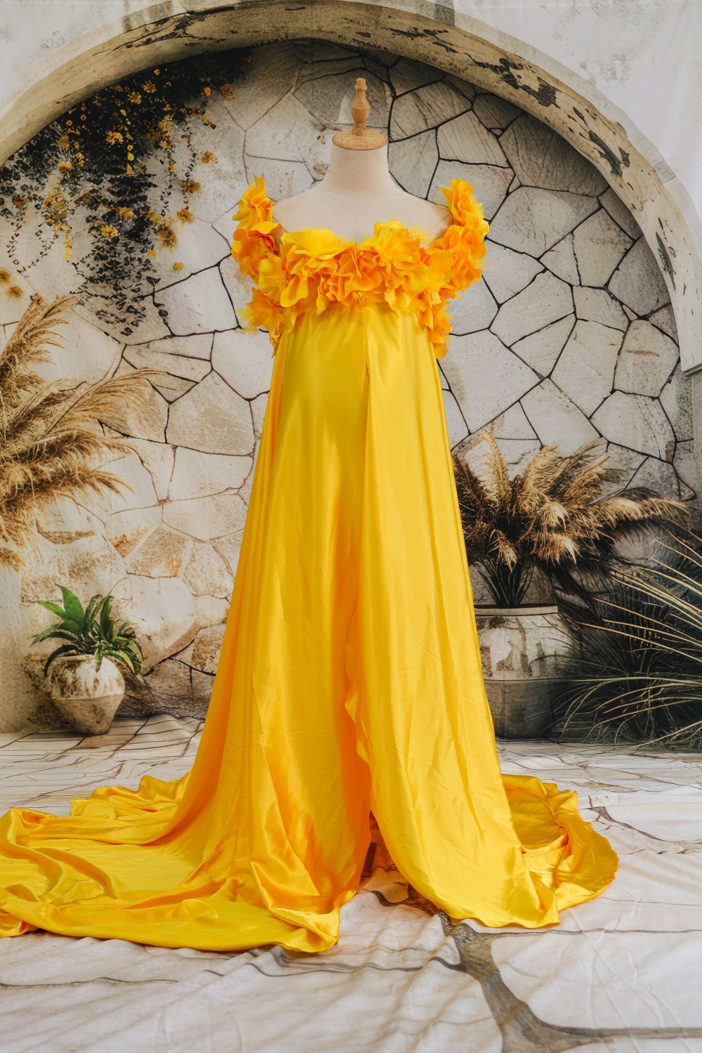 Kate Soie Synthétique Sans bretelles Robe de Grossesse pour Séance Photo - Kate Backdrop FR