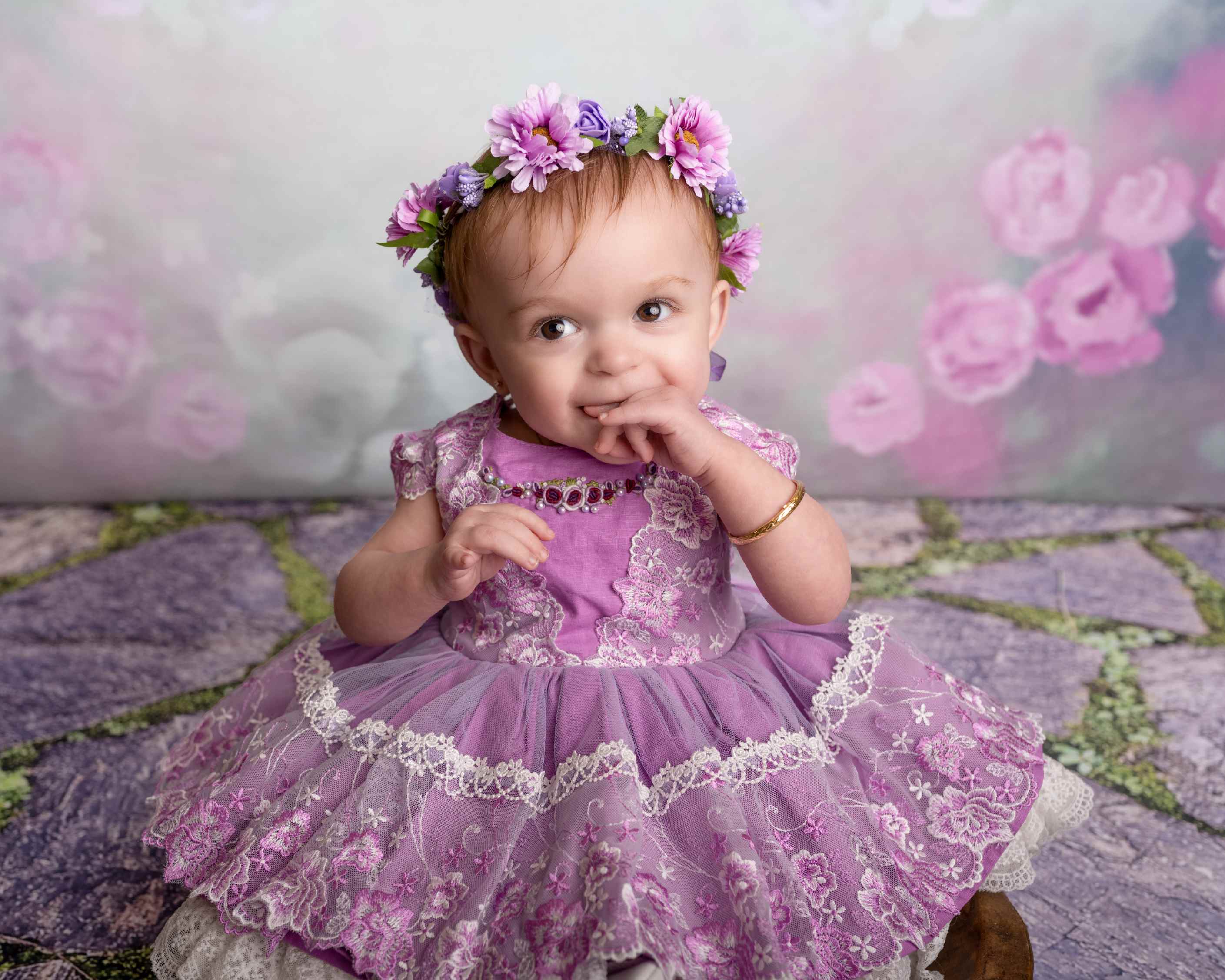 Kate Beaux-Arts Flou Fleurs Toile de fond pour la photographie - Kate Backdrop FR