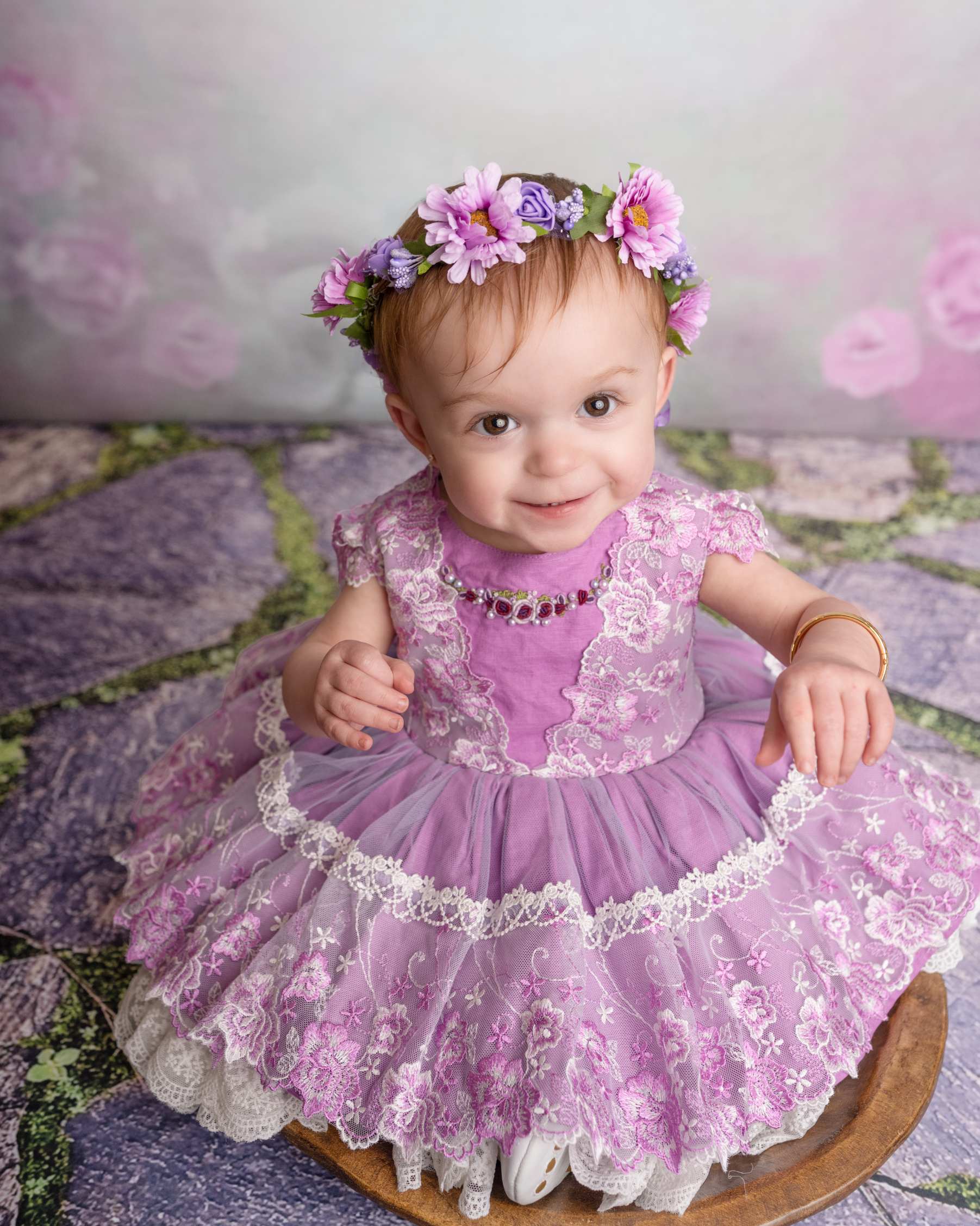 Kate Beaux-Arts Flou Fleurs Toile de fond pour la photographie - Kate Backdrop FR