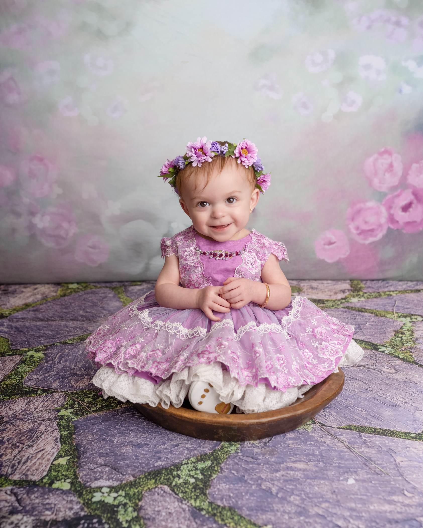 Kate Beaux-Arts Flou Fleurs Toile de fond pour la photographie - Kate Backdrop FR