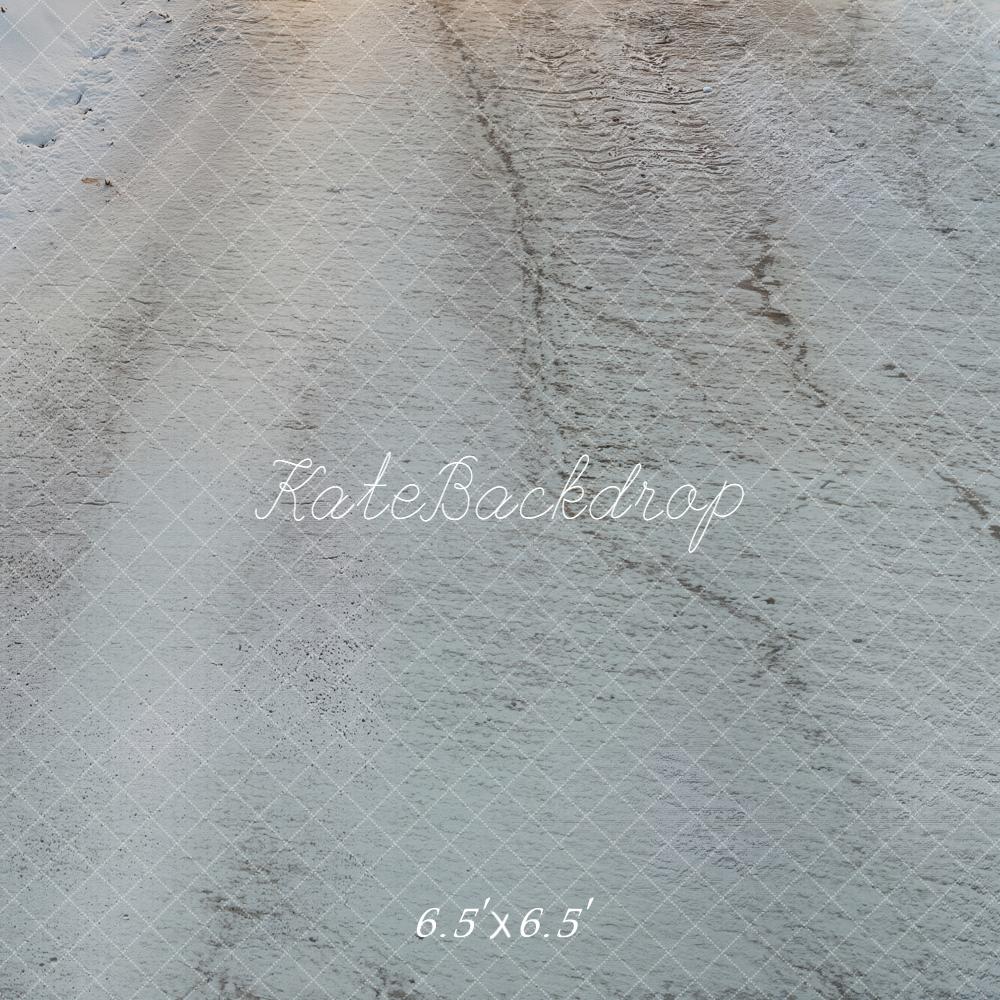 Kate Chemin Neige Blanc Texture Sol Toile de fond conçue par Kate Image - Kate Backdrop FR