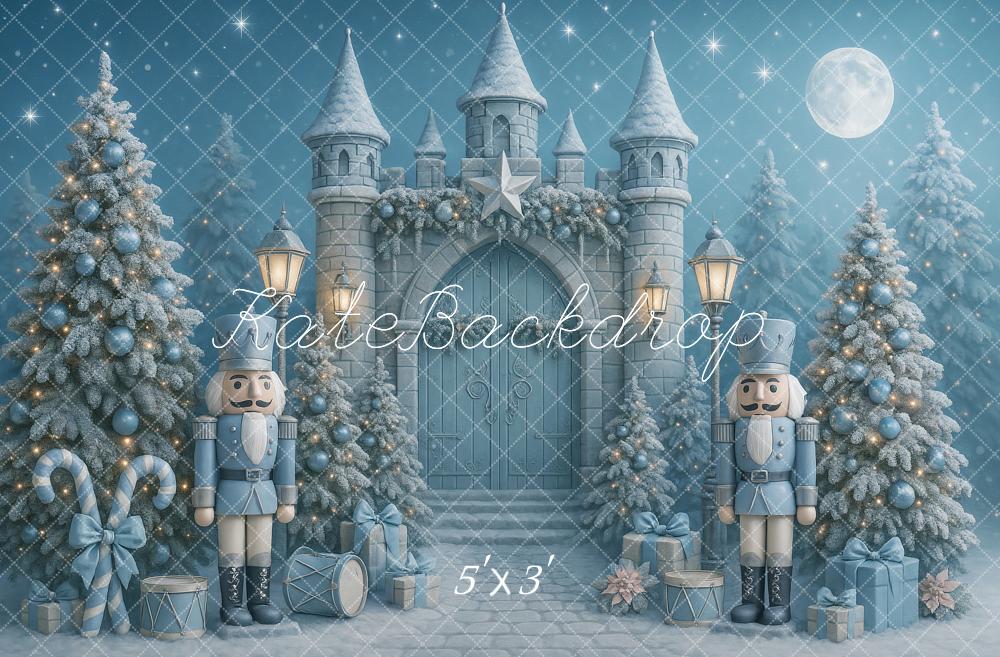 Kate Noël Casse-Noisette Sapins Château Bleu Toile de fond conçue par Ashley Paul