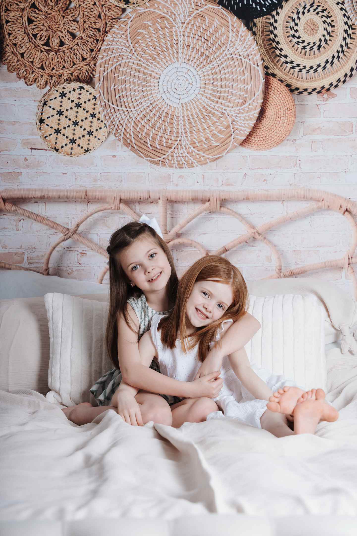 Kate Paniers Tête de lit Boho Toile de fond conçue par Mandy Ringe - Kate Backdrop FR
