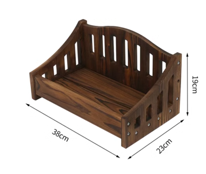 Kate Mini Lit en bois Accessoires de Photographie pour Nouveau-né - Kate Backdrop FR