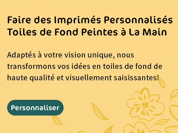 Kate Photographie Toile de fond Peinte à la main Personnalisée - Kate Backdrop FR