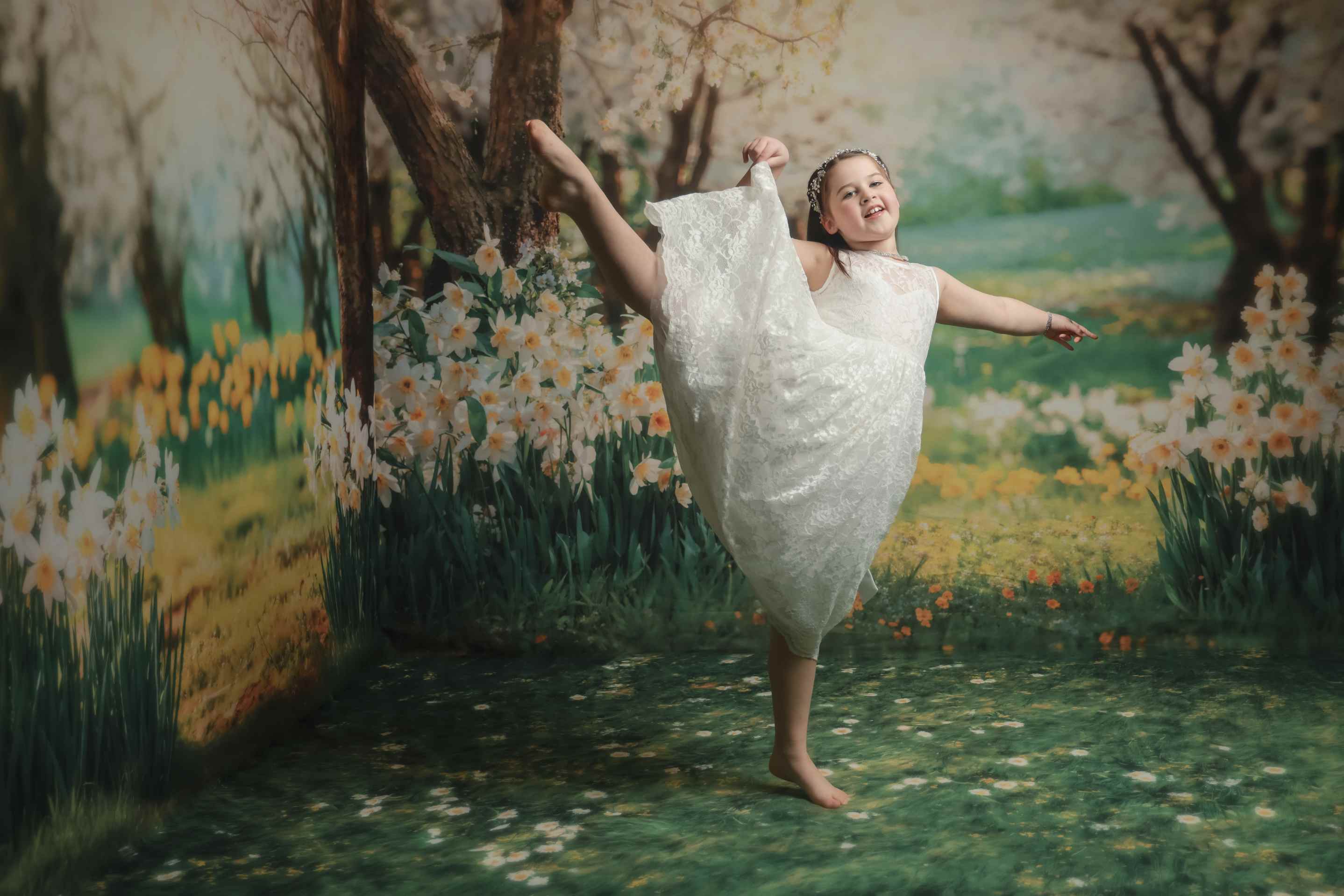 Kate Printemps Forêt Prairie Fleurs Ensemble de chambre - Kate Backdrop FR