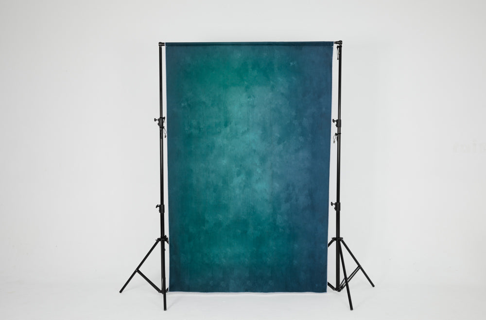 Kate Abstrait Couleurs froides Texture bleue Toile de fond pour la photographie - Kate Backdrop FR