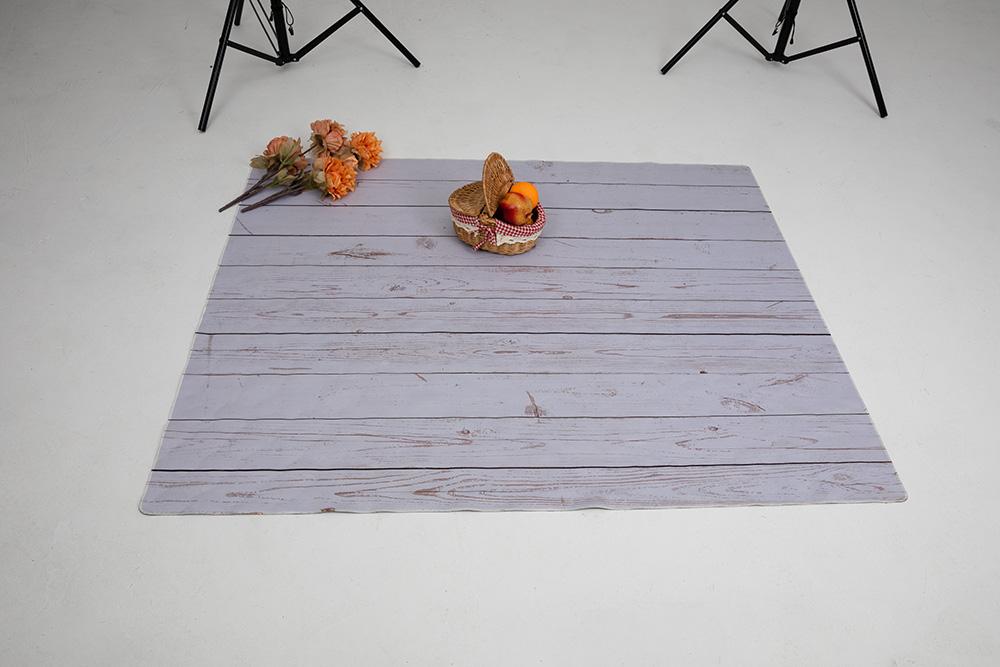 Kate Tapis de sol en caoutchouc Bois Vintage Gris - Kate Backdrop FR