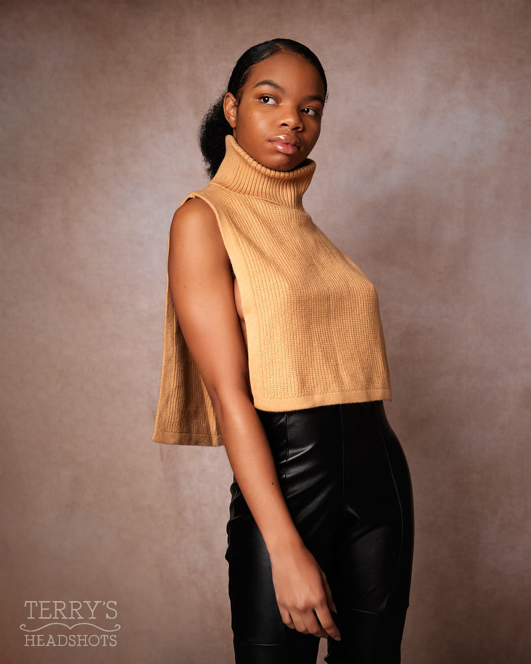 Kate Tuxture Abstraite Marron Portrait Toile de fond conçue par Jia Chan Photographie - Kate Backdrop FR