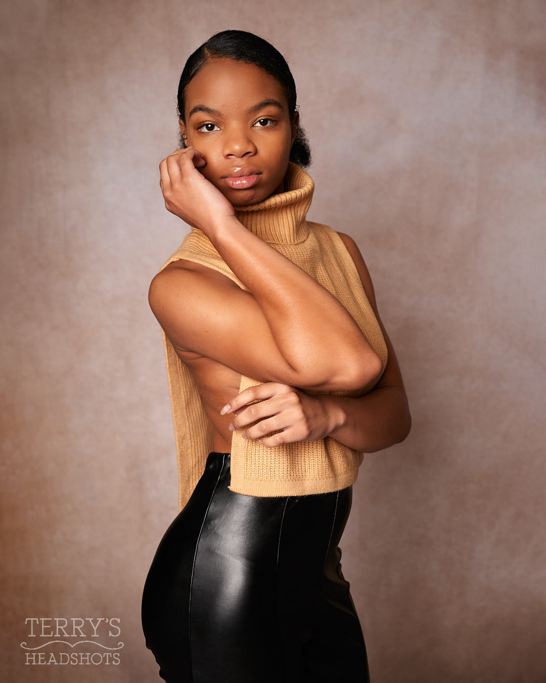 Kate Tuxture Abstraite Marron Portrait Toile de fond conçue par Jia Chan Photographie - Kate Backdrop FR